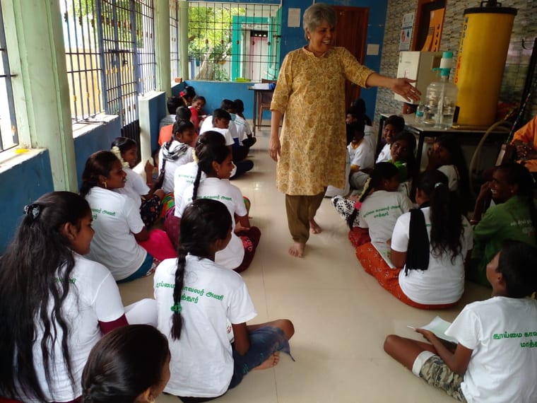 Thooimai Kavalar Ani classroom session